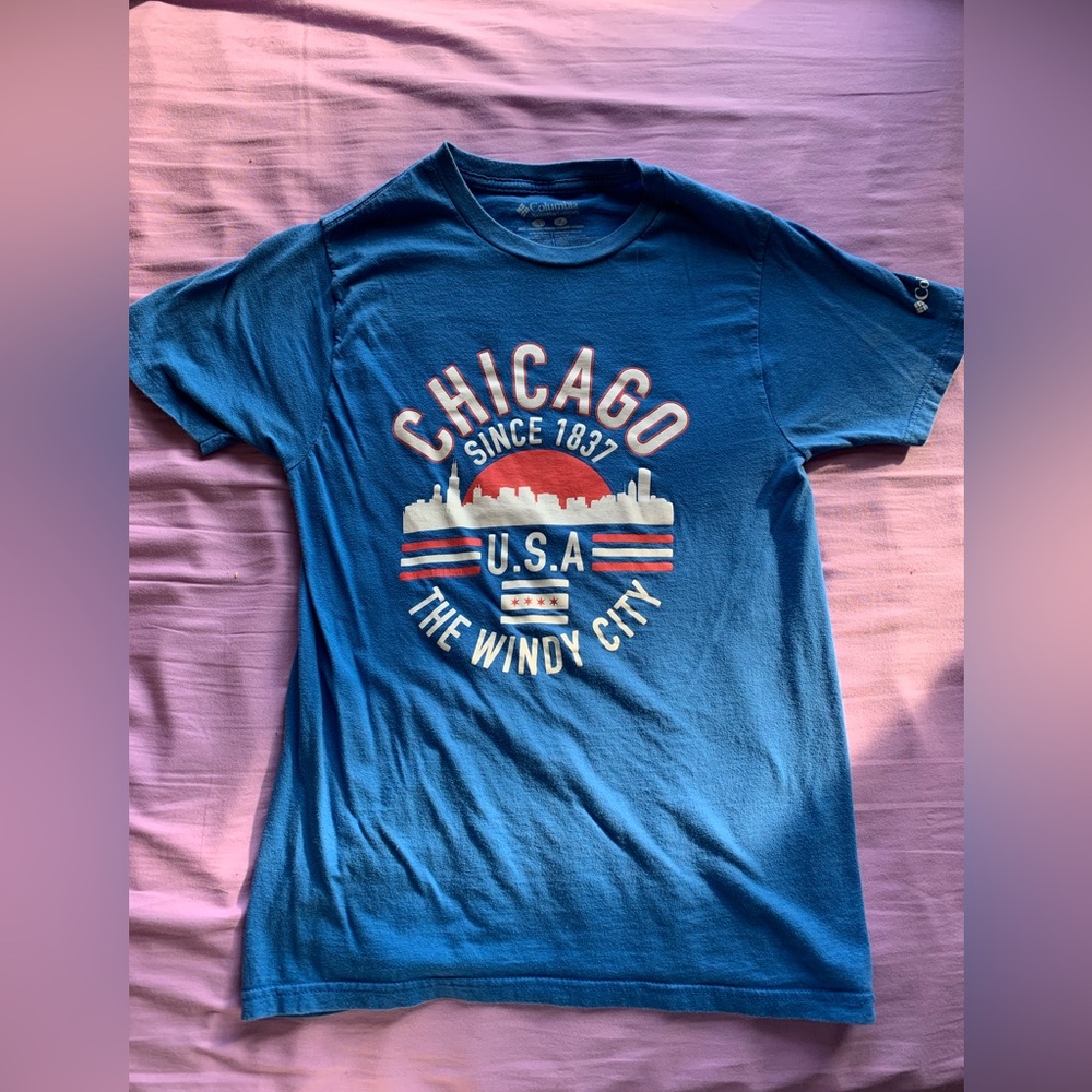 Columbia Blue Chicago shirt